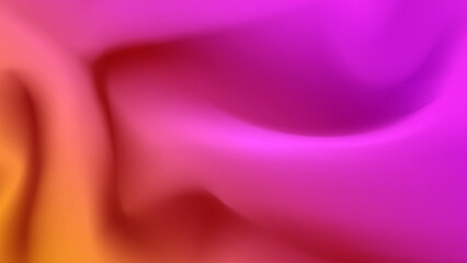 Abstract pink and yellow gradient cloth folds background design