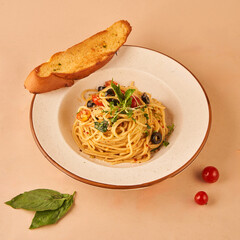 Spaghetti Aglio E Olio for restaurant menu
