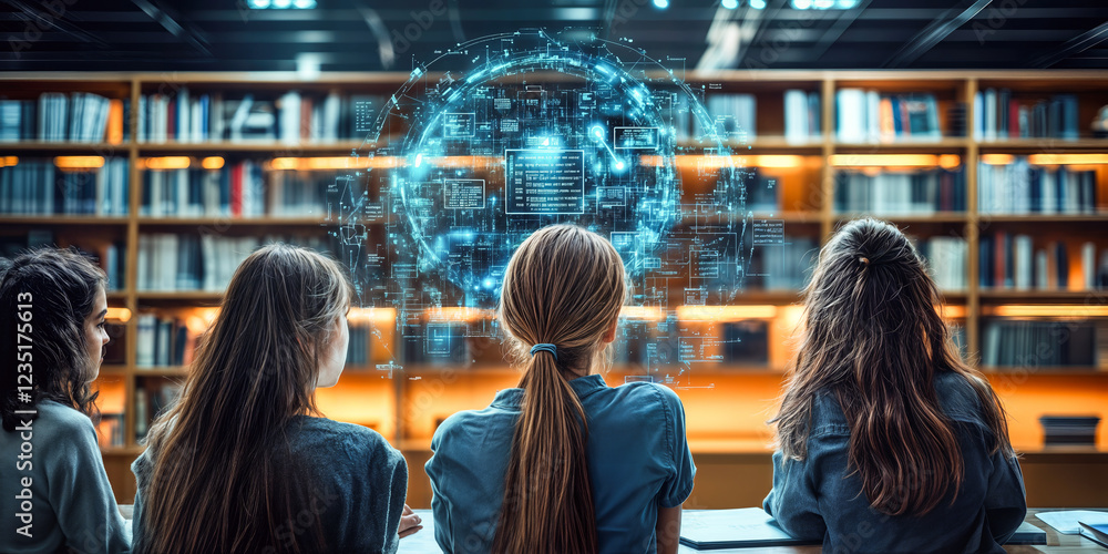 Poster ai-enhanced learning experience with students in library using personalized artificial intelligence 