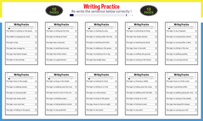 Make a Sentence Activity Worksheet