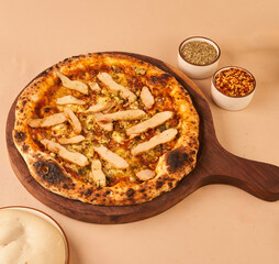 grilled chicken neapolitan pizza for restaurant menu