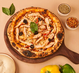 Piri Piri Chicken Naples Pizza for restaurant menu