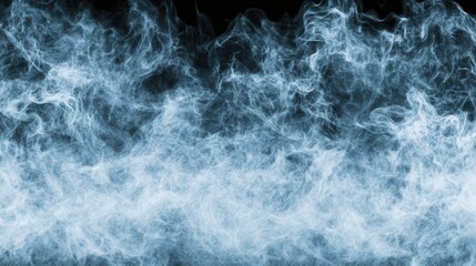 Obraz premium Mysterious swirling smoke envelops a dark background during an artistic performance