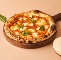 Fresh Buffalo Mozzarella Naples Pizza for restaurant menu