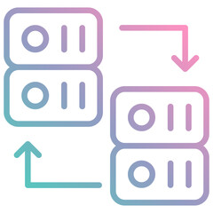 Data Exchange Icon