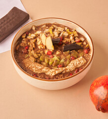 fresh Choco Banana Oats Bowl 