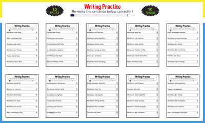 Make a Sentence Activity Worksheet