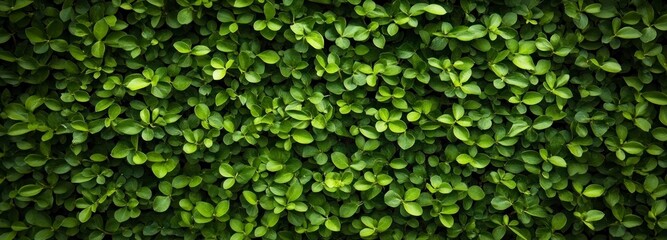 Lush Green Leaf Wall Texture Background Image