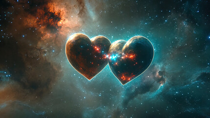 Exploring Cosmic Hearts in the Universe An Enchantingly Dreamy and Cosmic Love Journey