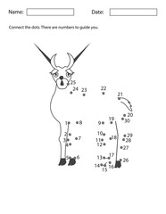 Dot-to-Dot Activity Sheets