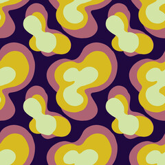 cute bubbly abstract seamless pattern, perfact for cozy wallper, background or your project. cute abstract pattern