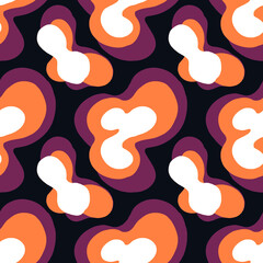 cute bubbly abstract seamless pattern, perfact for cozy wallper, background or your project. cute abstract pattern