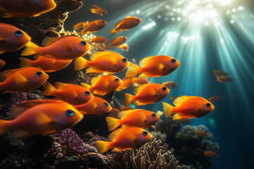 Fishes in Ocean