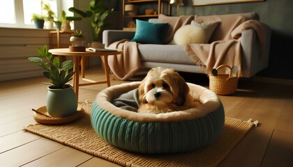 Deluxe Round Pet Beds – Luxurious Sleep for Pets