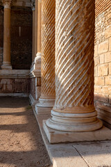 Sardis was the capital of the flourishing Lydian kingdom of the 7th century bce and was the first city where gold and silver coins were minted. From about 560 to about 546 Sardes Ancient City