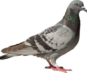 siede view of a pigeon © Paulko