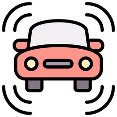 Autonomous Car Icon