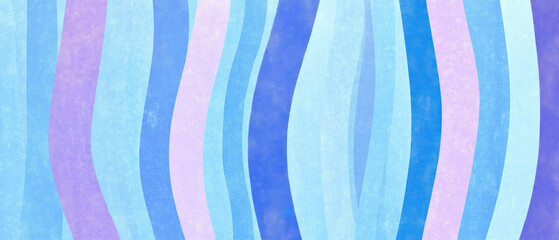 Ultrawide Pastel Watercolor Stripes Abstract Backdrop Image