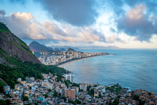 View from Vidigal Favela Rio De Janeiro