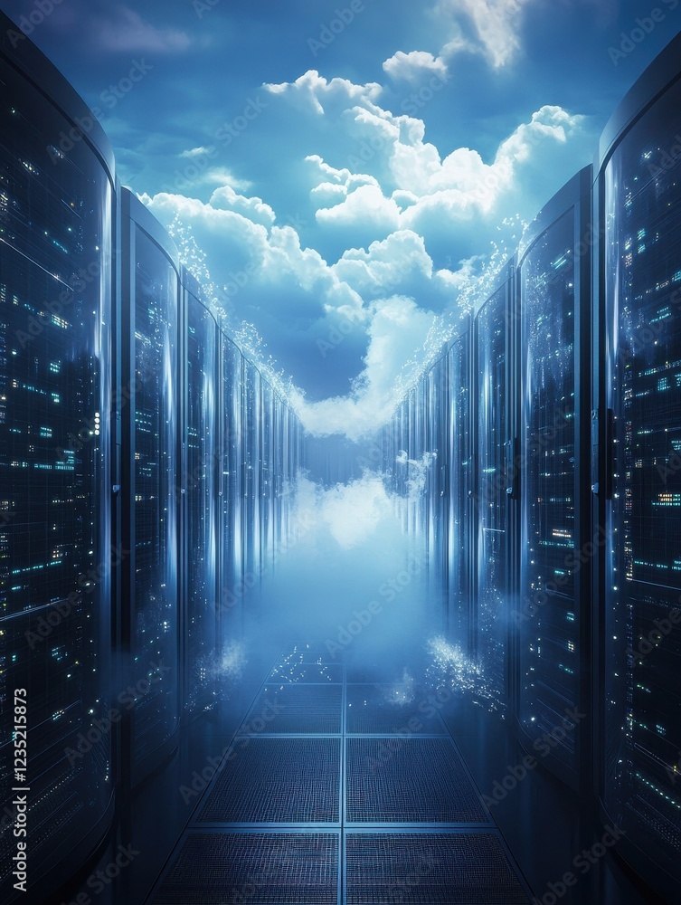 Poster a safe and reliable cloud platform that offers secure storage and remote backup for encrypted digita
