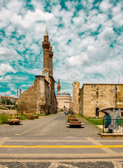 Cifte Minareli Medrese (Double Minaret Thelogical Schools). The structure is located at the city...