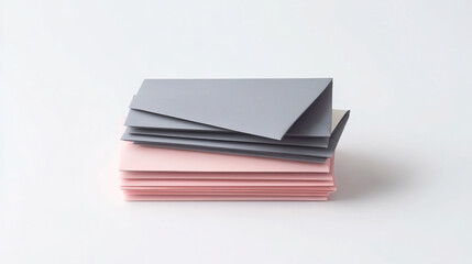 Stylish Assortment of Various Colorful Envelopes Placed on a Clean White Background
