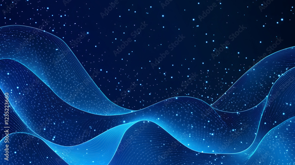 Poster cosmic arc backdrop with starry night sky elements creating a mesmerizing celestial atmosphere. gene