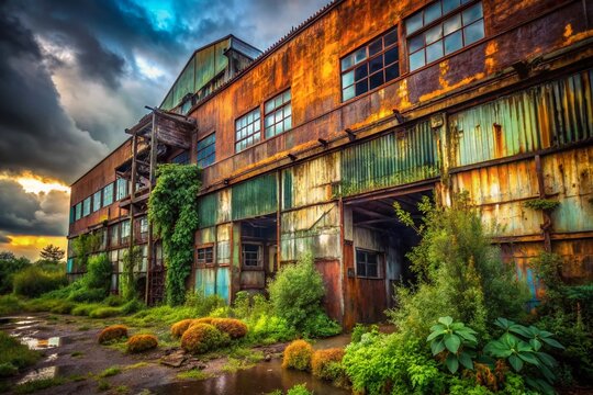 Abandoned Industrial Building Falkenberg, Sweden - Urban Exploration Photography
