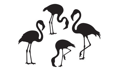 Flamingo Vector Illustrations - Silhouette Designs for Creative Projects