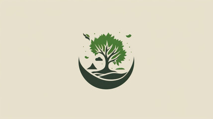 Nature-inspired eco-friendly logo 