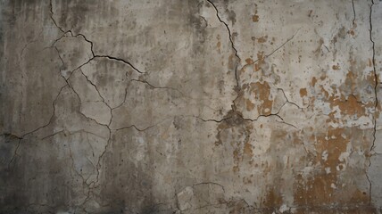 Obraz premium Cracked concrete wall texture
