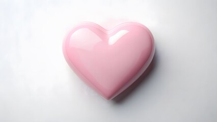 Fototapeta premium Pink Heart Shape