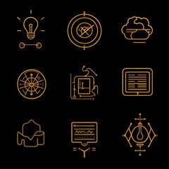 set of icons for web design