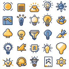 set of icons for web