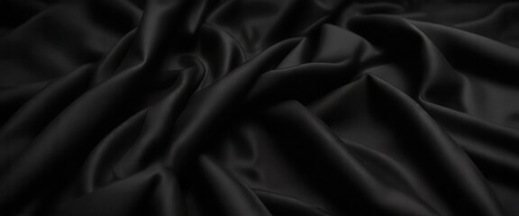 Fototapeta premium Dark luxury fabric texture background with clean copy space, sophisticated style, empty space