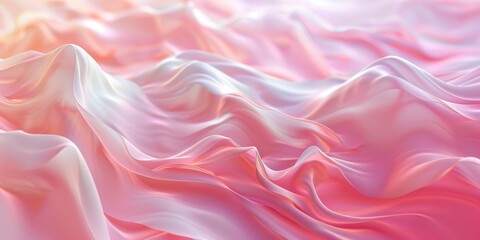 Obraz premium abstract waveform texture silk in soft pink background
