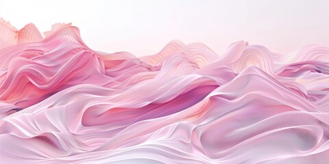 Obraz premium abstract waveform texture silk in soft pink background