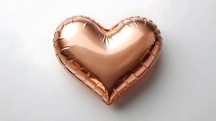 Rose Gold Heart Shaped Balloon