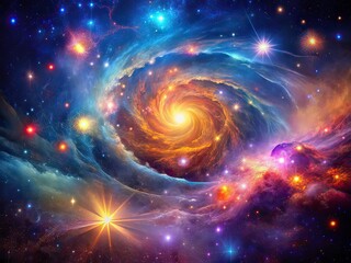 Fototapeta premium Abstract Night Photography Backgrounds, Astro, Nebula, Deep Space