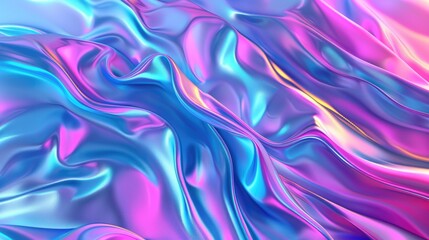 Fototapeta premium holographic colorful glass plastic shapes