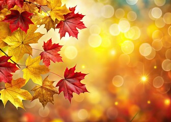 Fototapeta premium Autumn Web Banner Design - End of Year Celebration