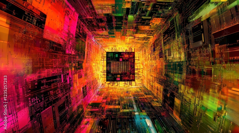 Poster Abstract Digital Circuitry Tunnel Visualization