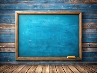 Blue Blackboard Background, Learning, Education, Copy Space