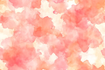 Fototapeta premium Blush Watercolor Washes Seamless Pattern