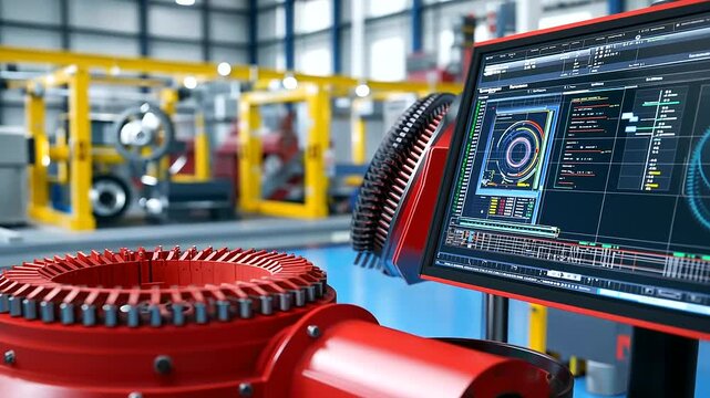 "Analyzing 3D models under stress in a digital workflow environment."