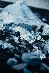 Ice Iceberg on ice lagoon Iceland