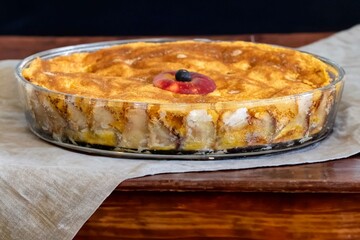 Vintage Apple Pie with Cloves and Cinnamon