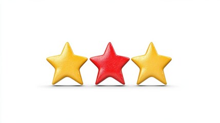 Obraz premium Customer Satisfaction Icon with Copy Space on White Background: Vector Illustration for Readiness and Feedback Concepts in Photo Realistic Style