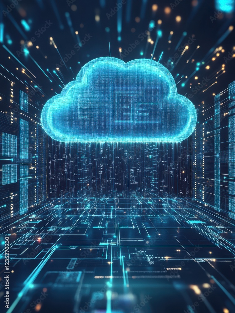 Poster data management and transfer via cloud technology modern internet solutions for data exchange set ag