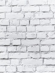 Fototapeta premium A close-up shot of a pristine white brick wall perfect for background use, texture